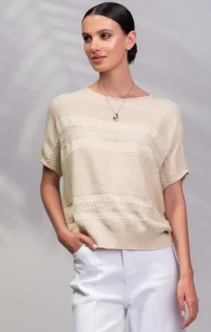 A45318 - Short Sleeve Sweater