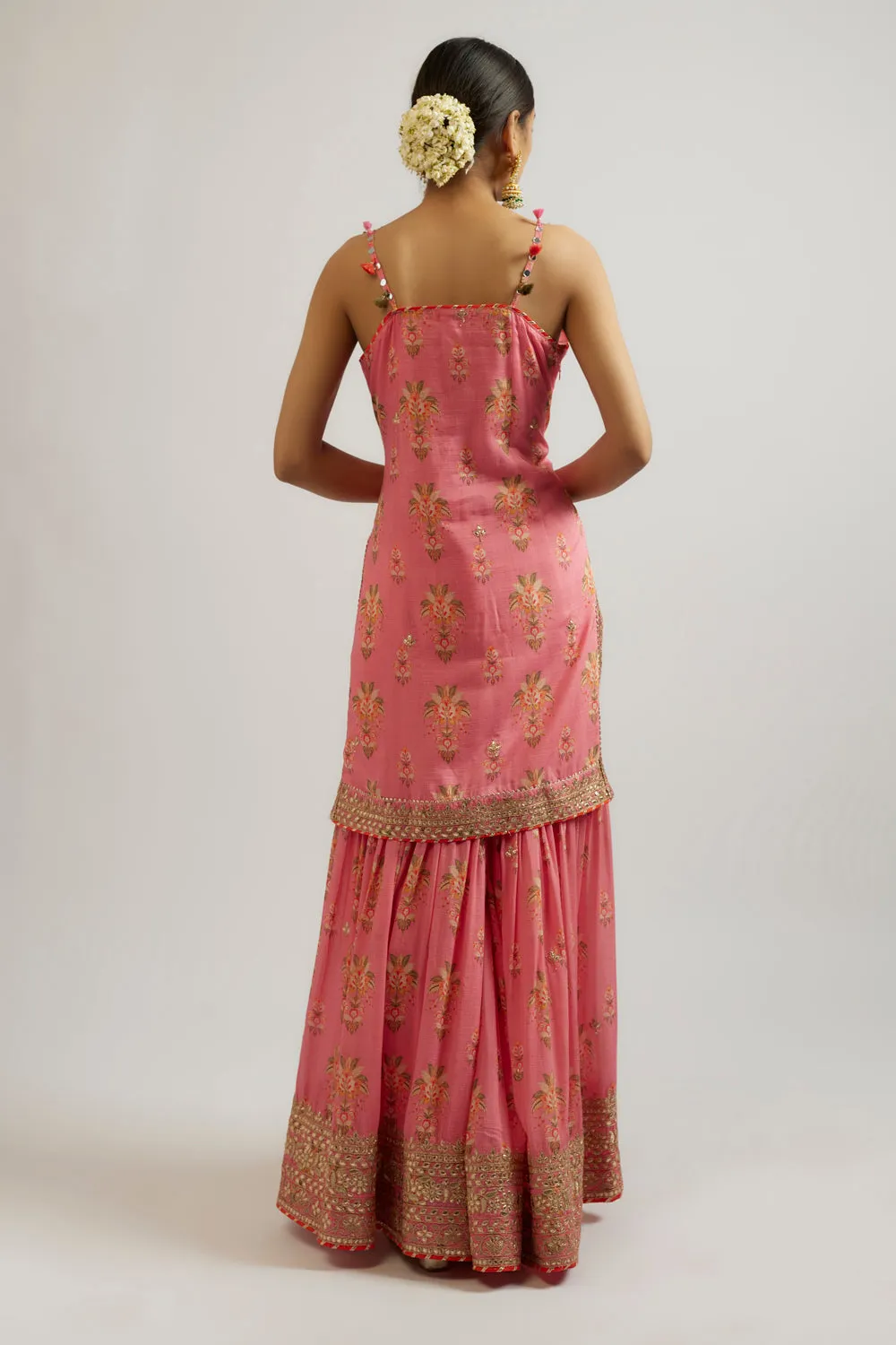 Advika Strappy Sharara Set