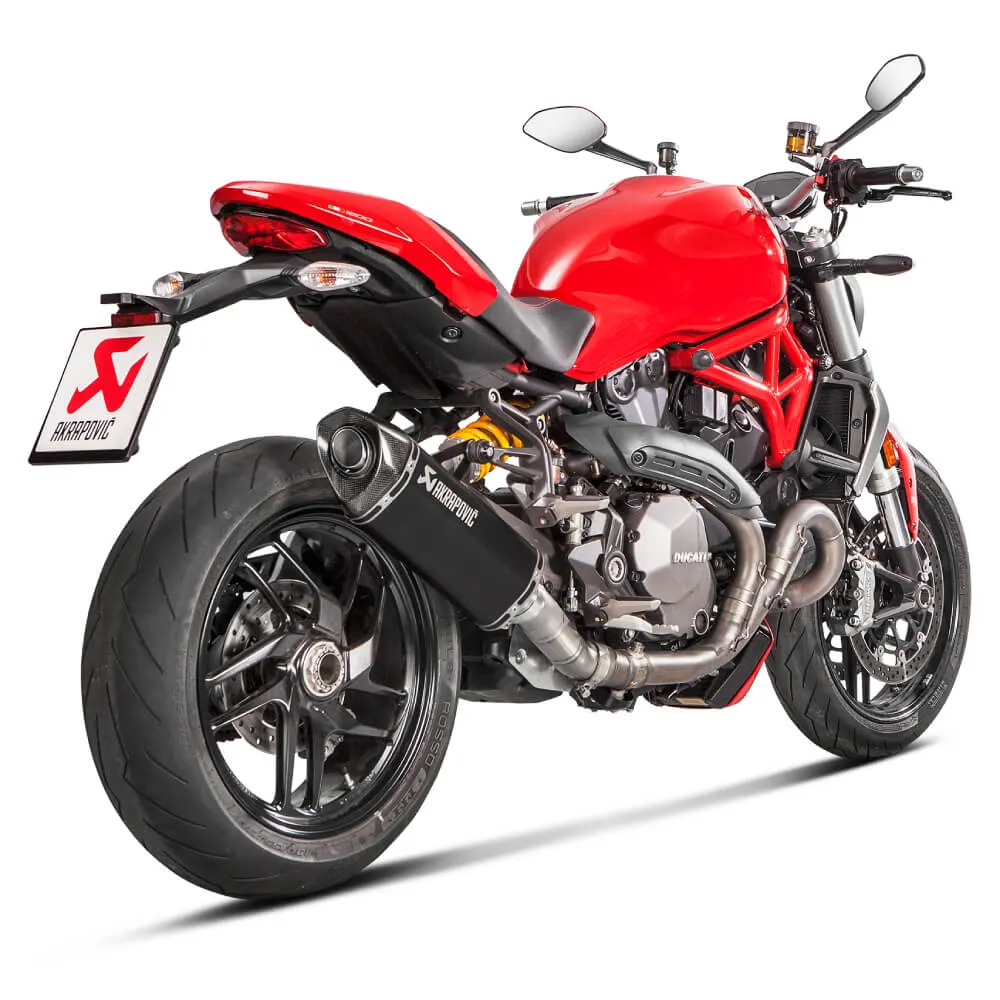 Akrapovic Titanium Silencer Slip-On Kit S-D12SO8-RTBL
