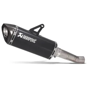 Akrapovic Titanium Silencer Slip-On Kit S-D12SO8-RTBL