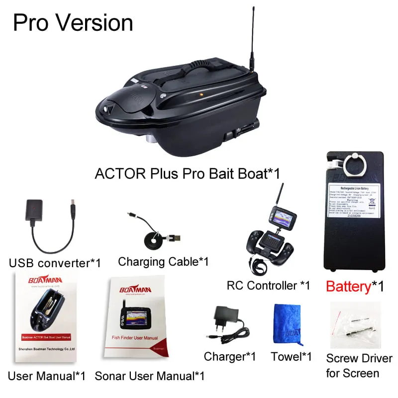 Boatman Actor Plus Pro 10AH Bait Boat