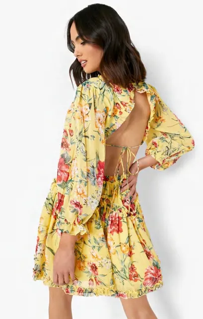 Boohoo Floral Dress