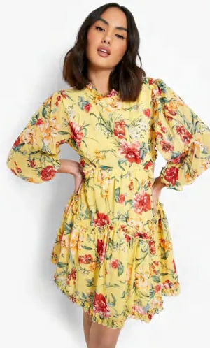 Boohoo Floral Dress