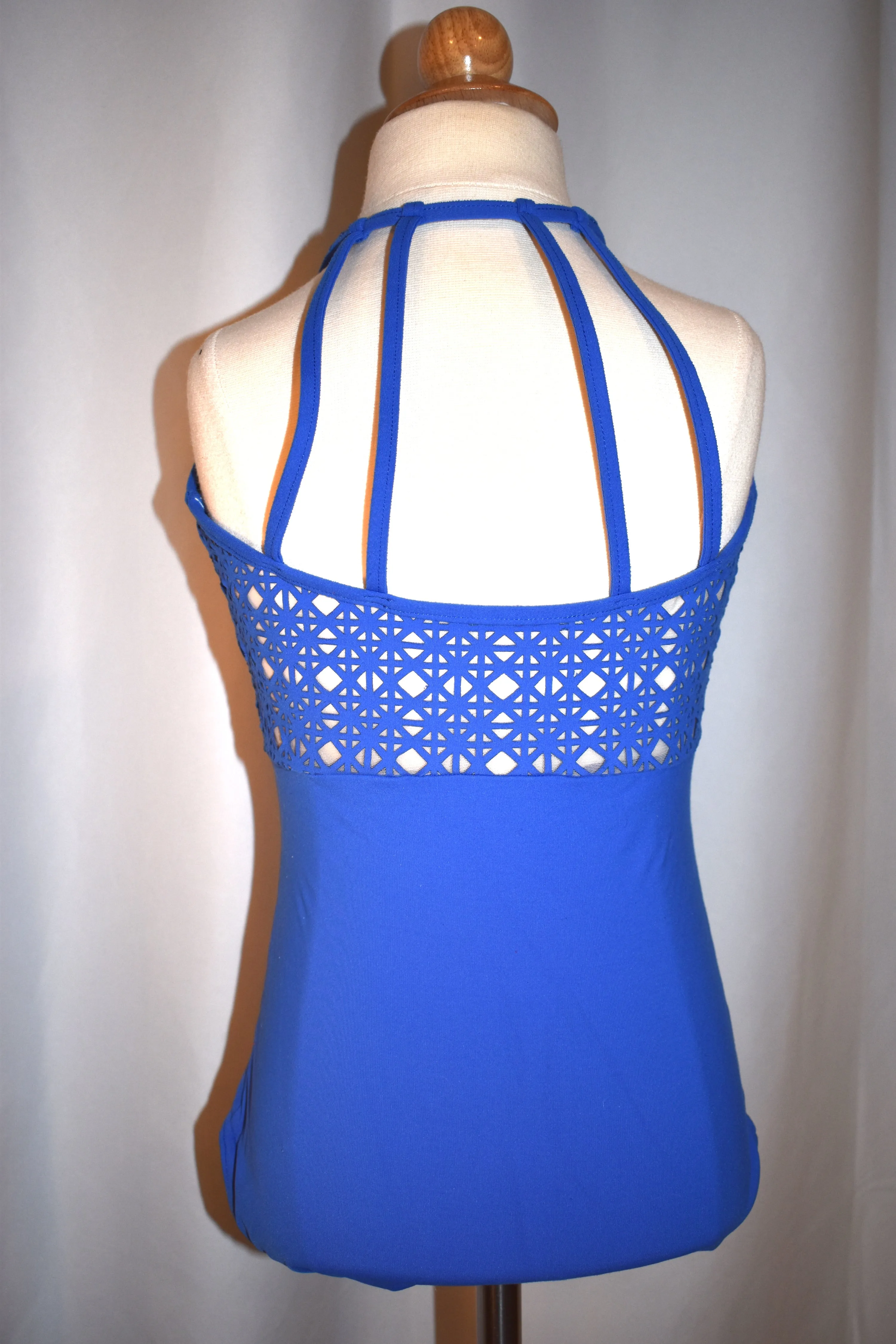 Capezio Royal Blue Leotard with Strappy Back