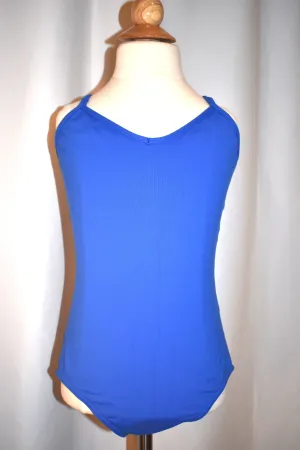 Capezio Royal Blue Leotard with Strappy Back