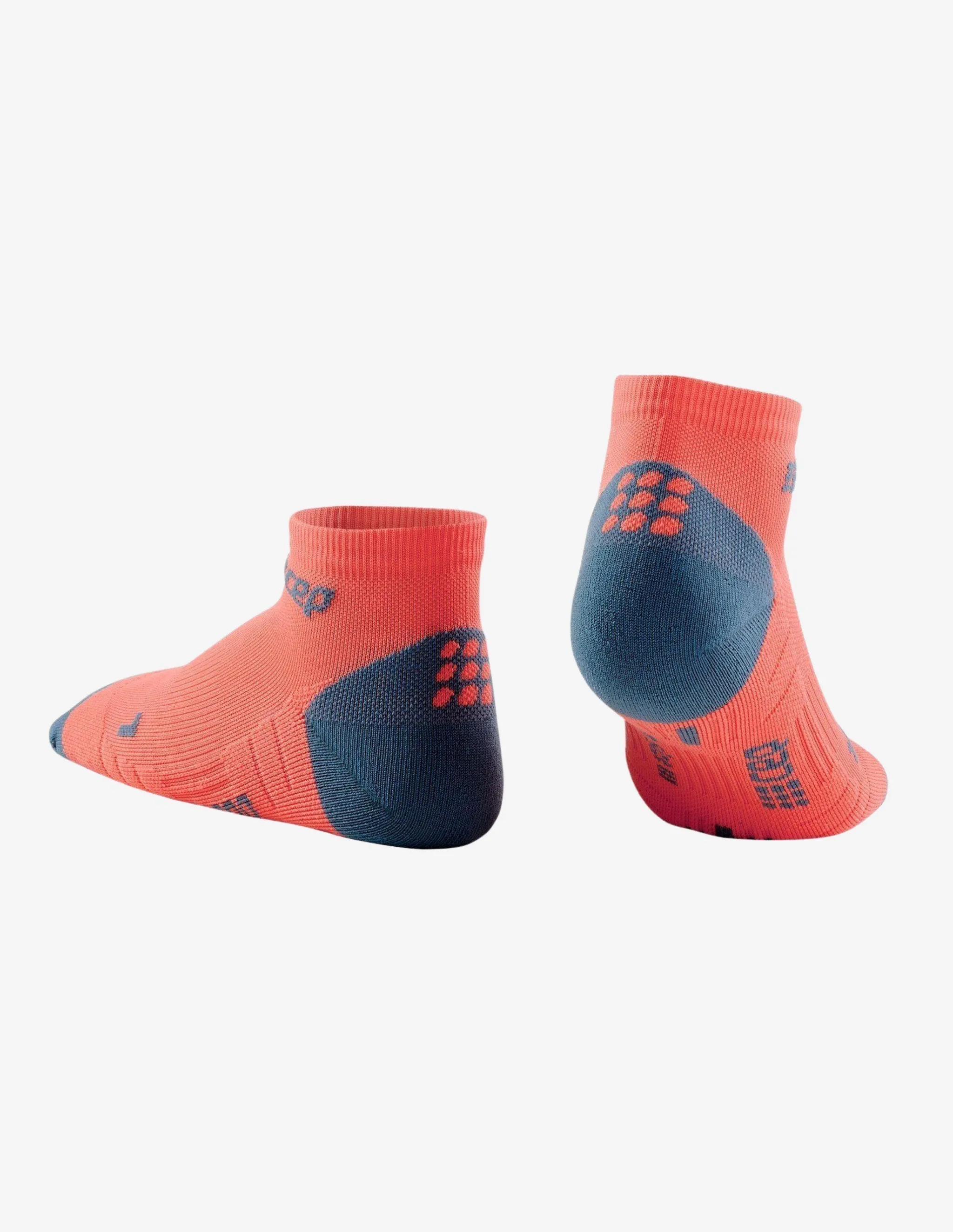 CEP Socks Low Cut 3.0 Coral/Grey