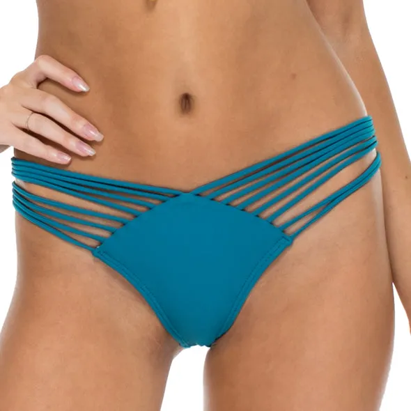 COSITA BUENA - Strappy Brazilian Ruched Back Bottom-VCC