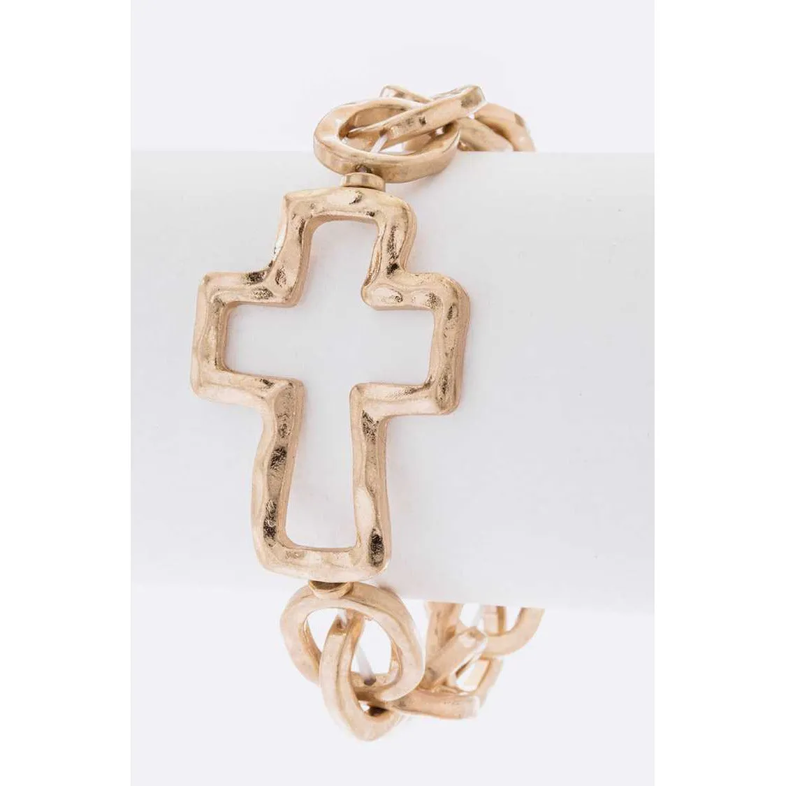 Cross Chain Bracelet