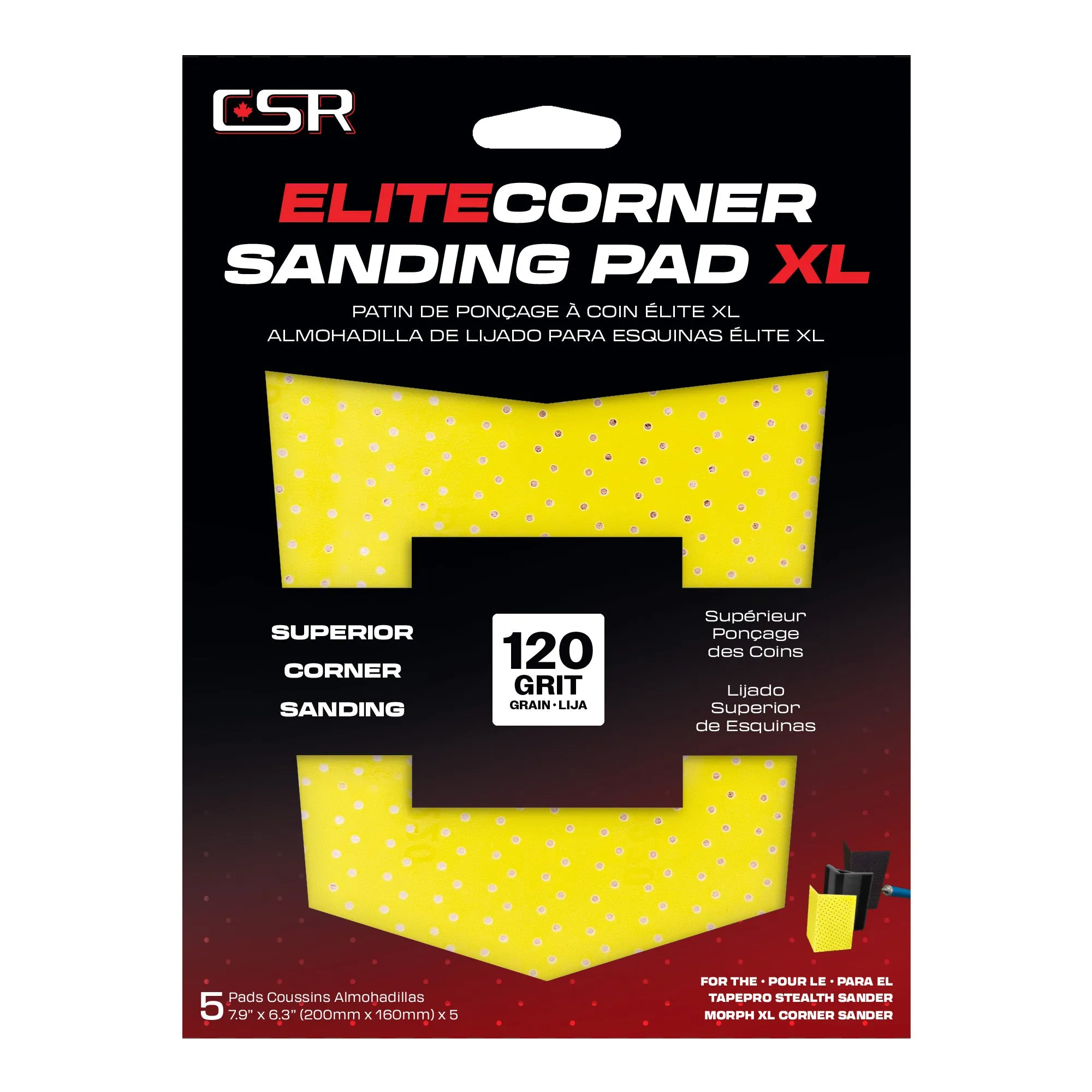 CSR Elite Corner Sanding Pad (5 Pack)