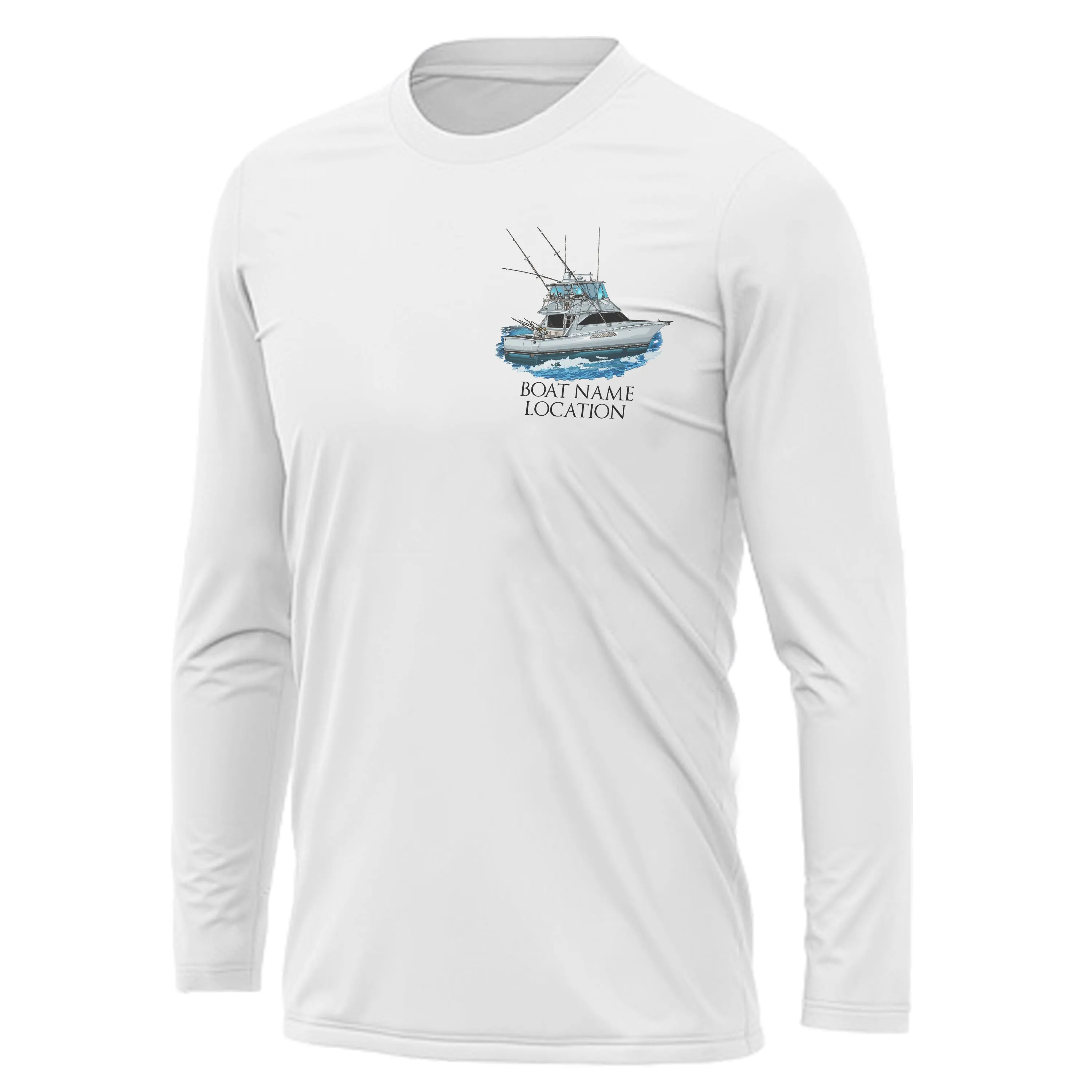 Custom Fishing Boat name Long sleeve Fishing Shirts, Personalized fisher boats shirt IPHW3621