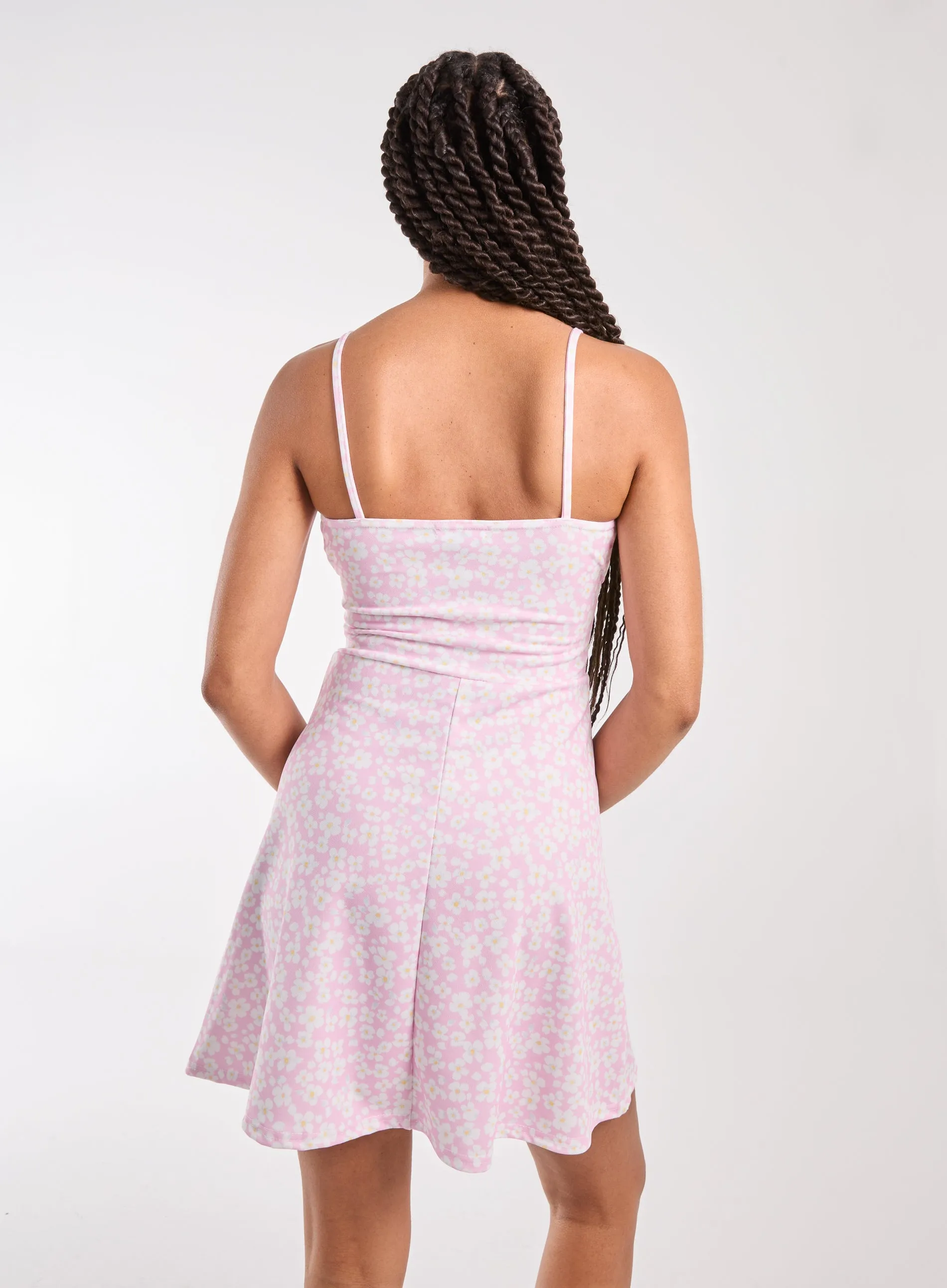 Daisy Ditsy Strappy Mini Dress