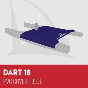 Dart 18 Trampoline Cover - PVC Blue