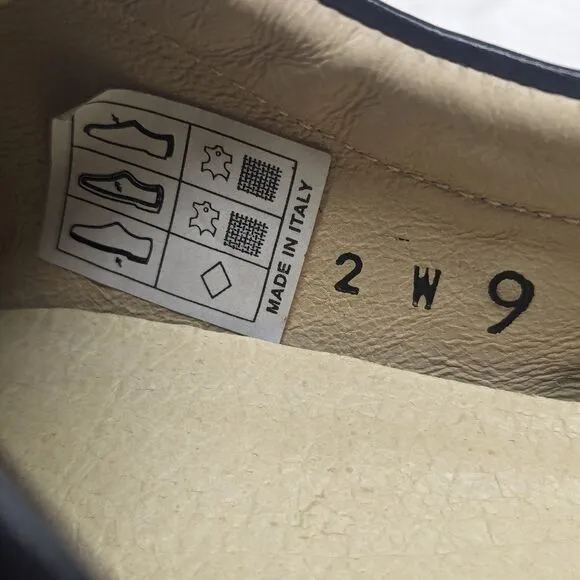 DAVID TATE | Italian Leather Evita Slip On sz 9