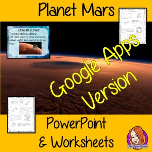 Distance Learning Planet Mars Google Slides Lesson