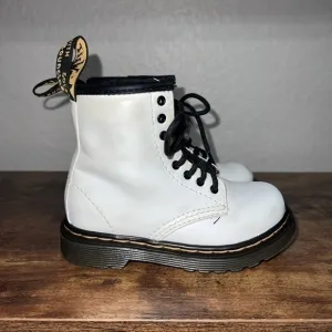 Dr. Martens 1460 8-Eye Boot - Little Kid - White