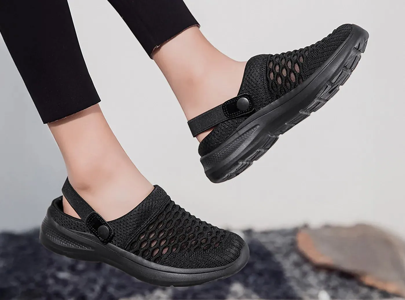 FitVille Women's Summer Knit Sandals V2