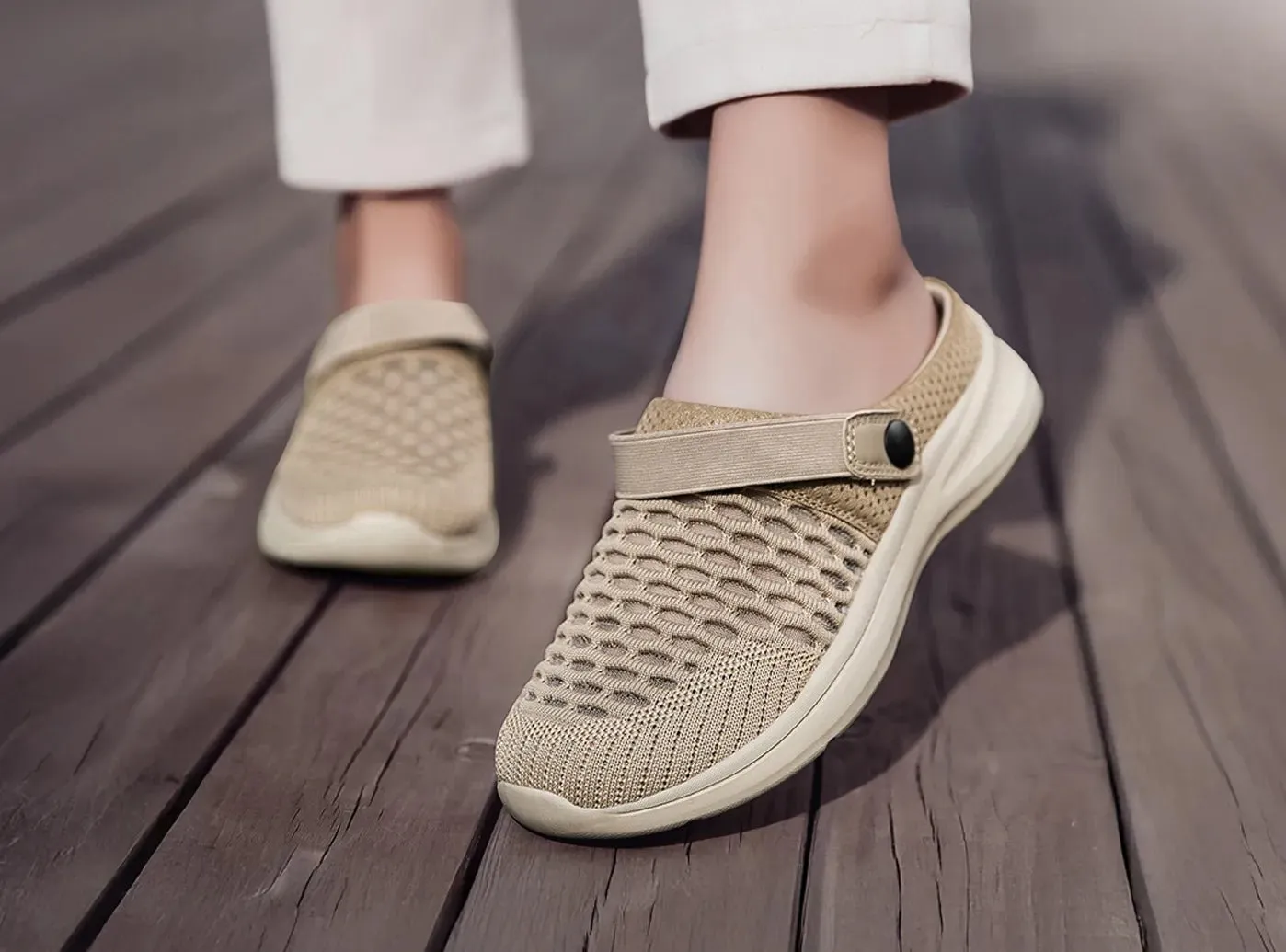 FitVille Women's Summer Knit Sandals V2