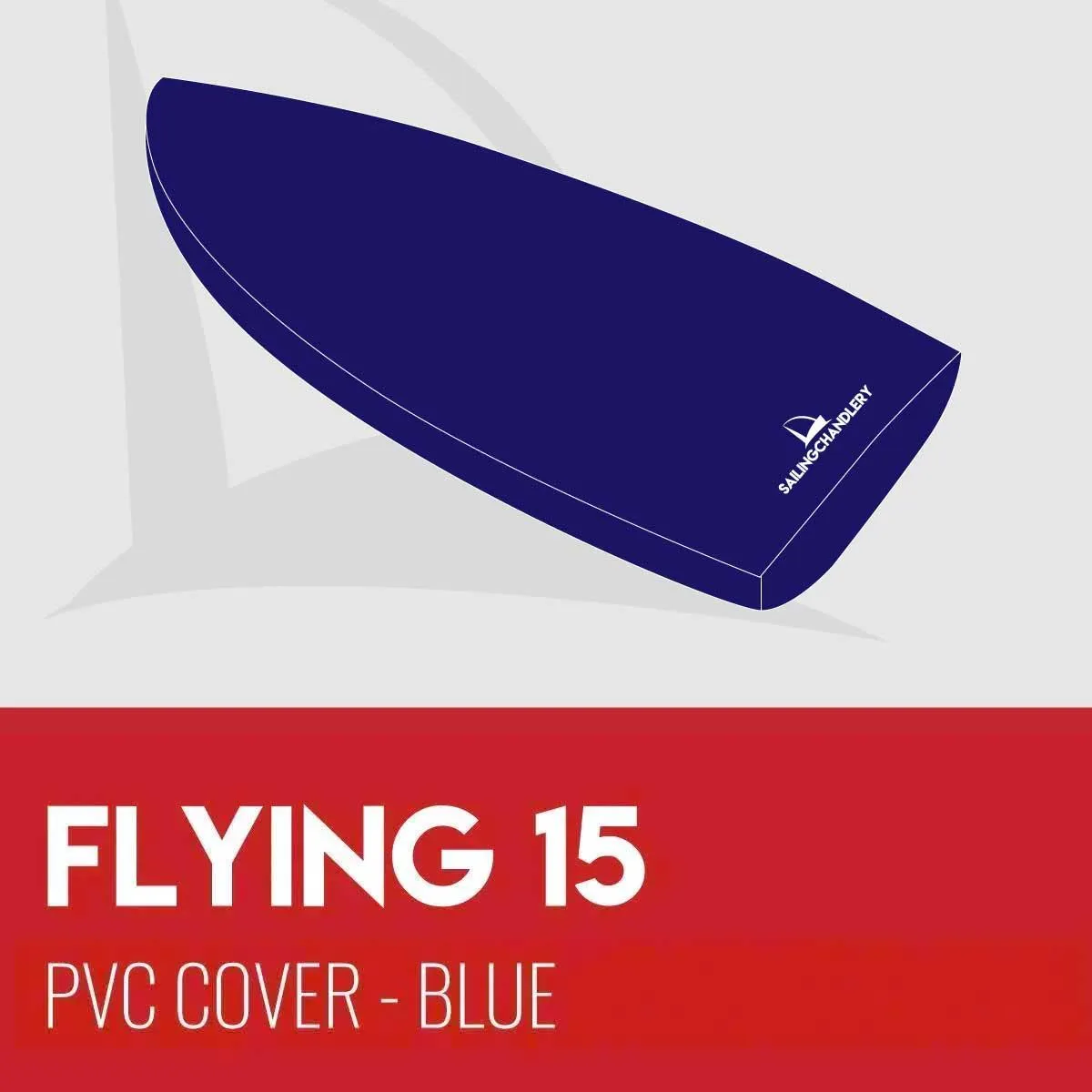 Flying 15 Boat Cover - PVC Blue - Mast Down