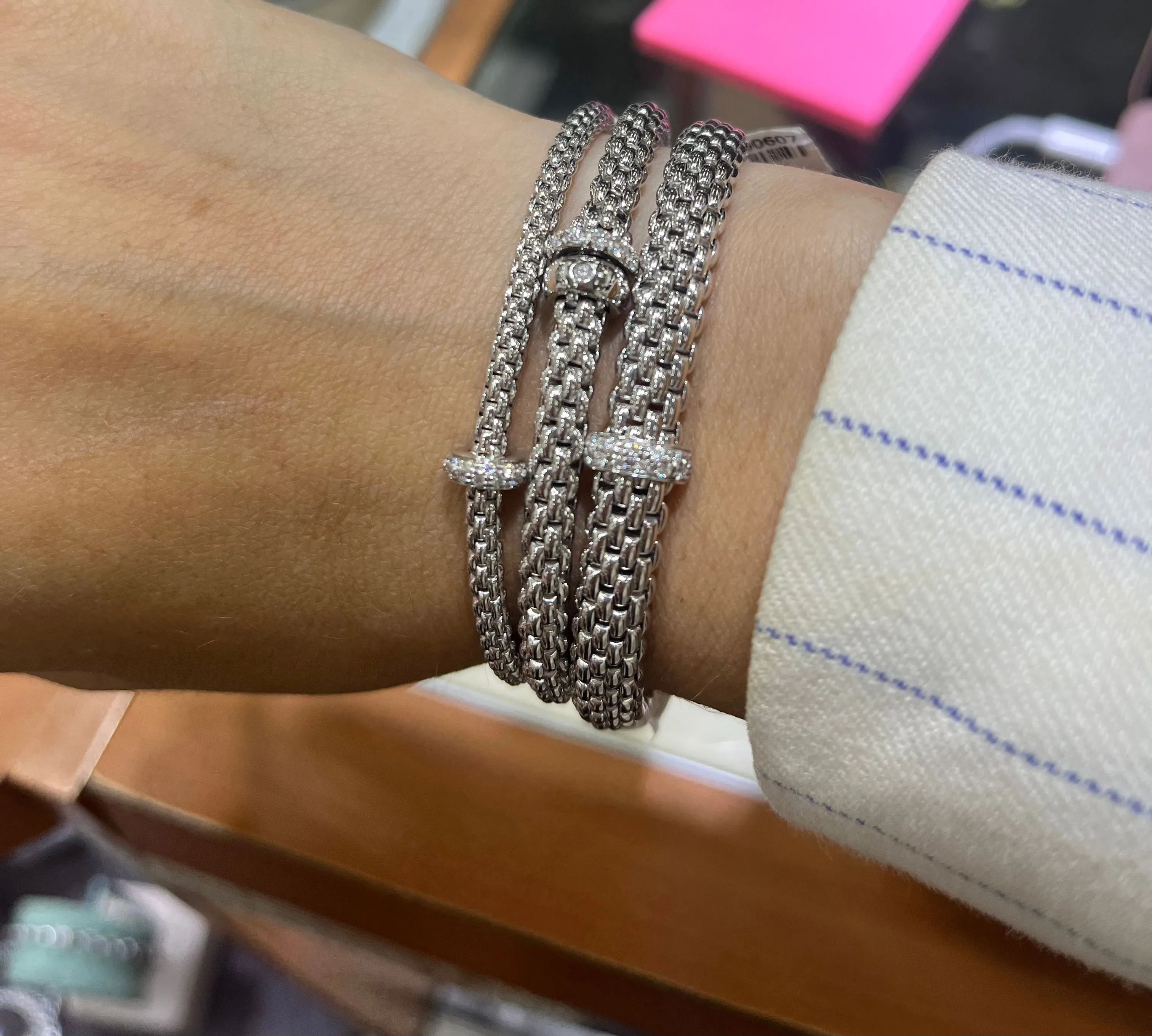 FOPE Flex'it Diamond Stretchy Bracelet (62406B)