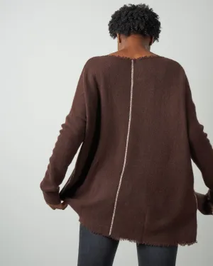 fringed tunic - brownie