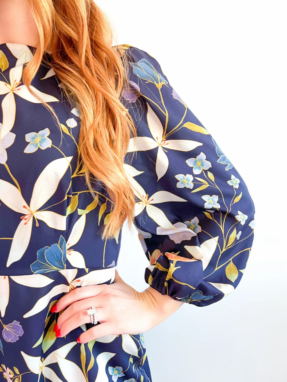 Gina Flora Midi Dress