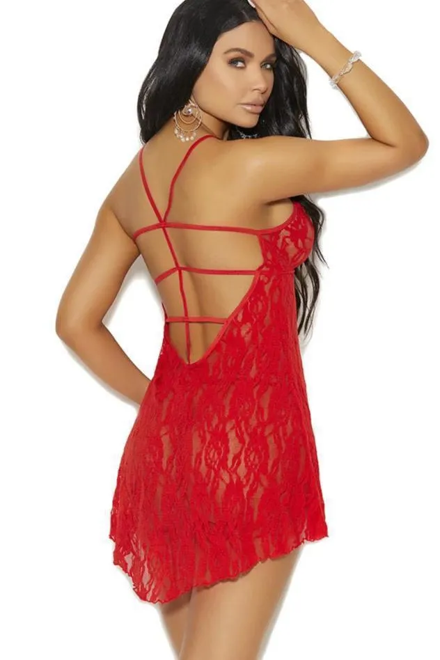 Halter Babydoll With G String