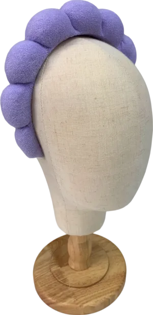 Handmade Lilac Puffy Headband One Size