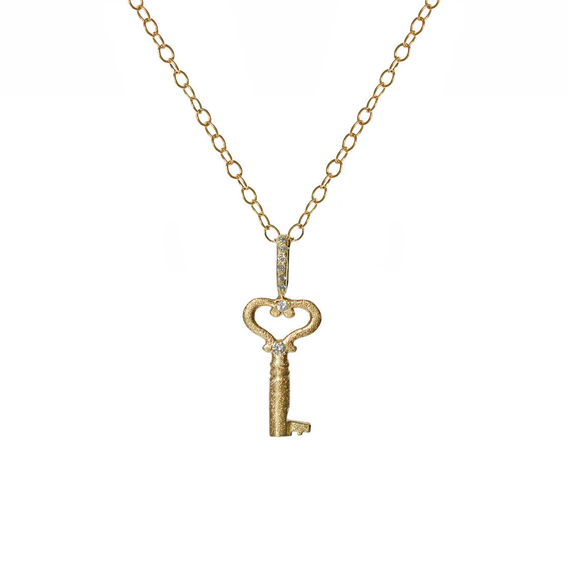 Heart Key Necklace