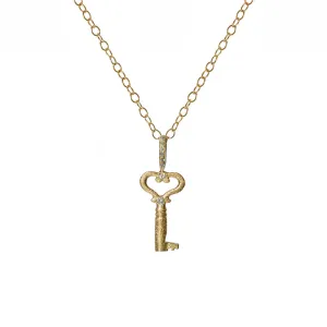 Heart Key Necklace
