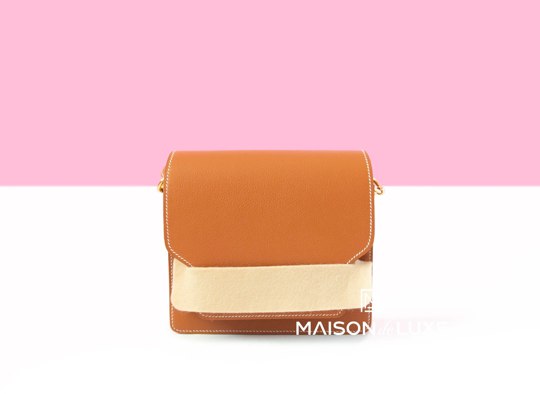 Hermes Roulis Mini 18 Gold Evercolor