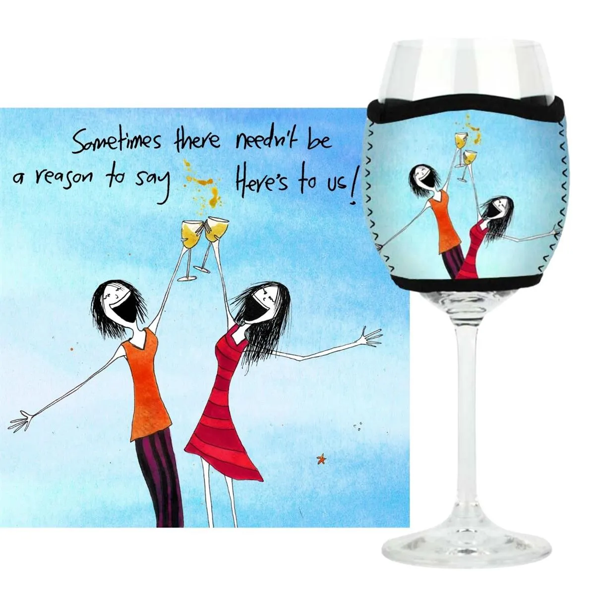Imagine Ellie White Wine Glass Cooler (Standard)