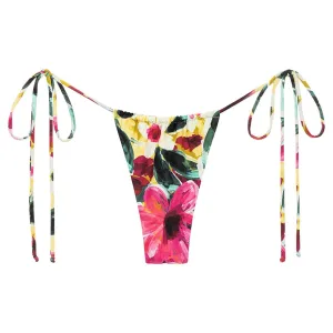 isla floral Brasil Tie-Up Bikini Bottom
