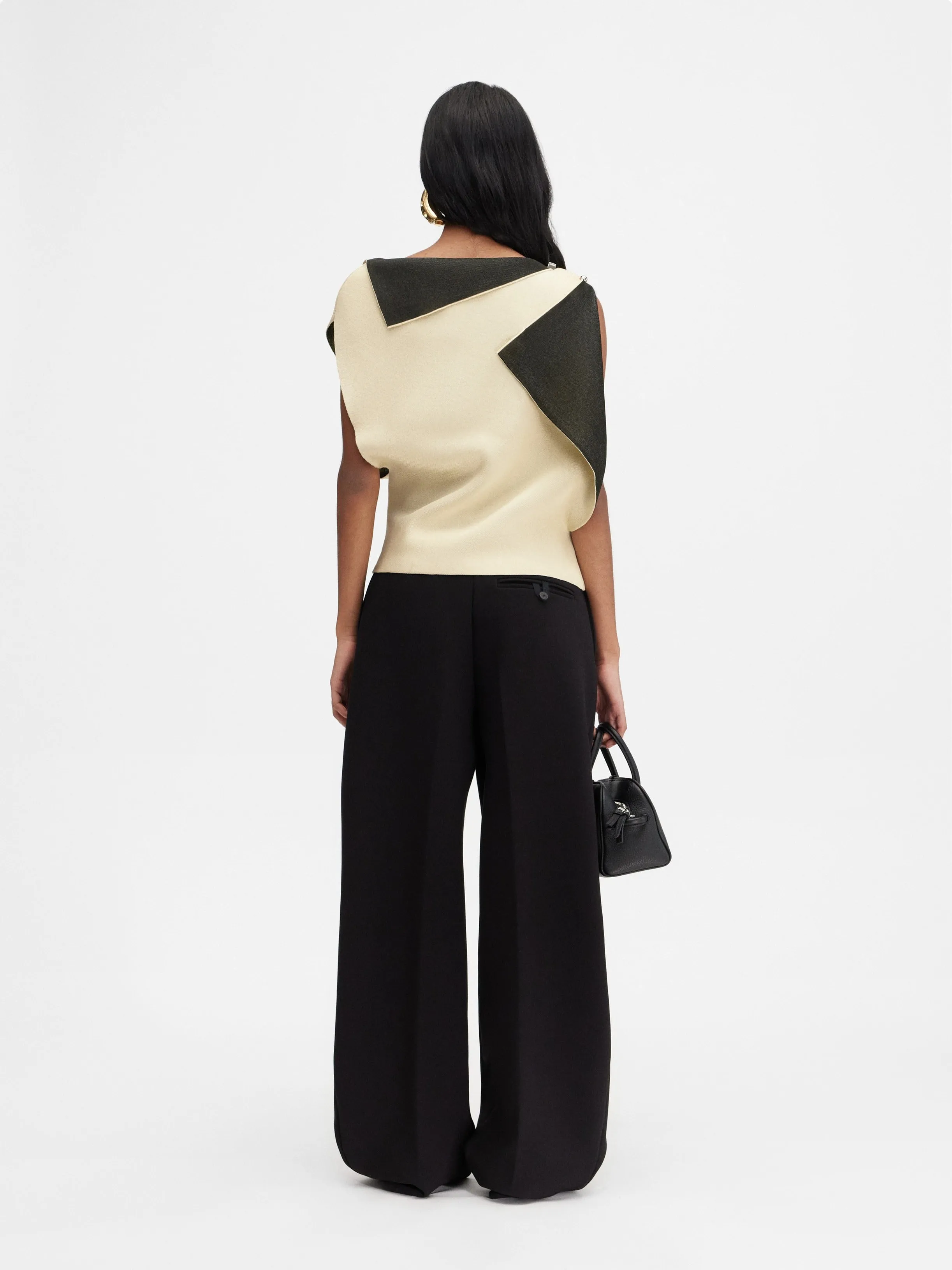 Jacquemus La Maille Trapeze in Light Yellow