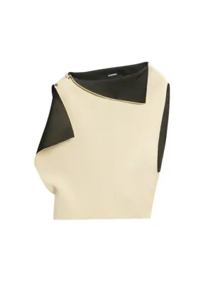Jacquemus La Maille Trapeze in Light Yellow