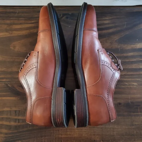 Johnston &amp; Murphy Men's XC4 Branning Cap Toe 15-2726 Tan WP Calfskin Siz…