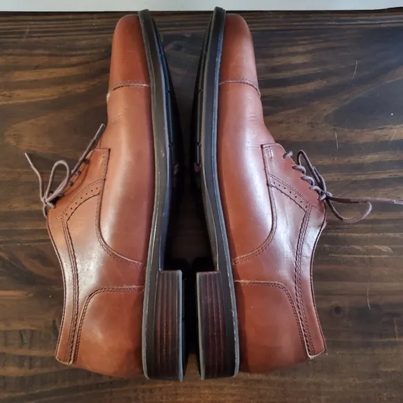 Johnston &amp; Murphy Men's XC4 Branning Cap Toe 15-2726 Tan WP Calfskin Siz…