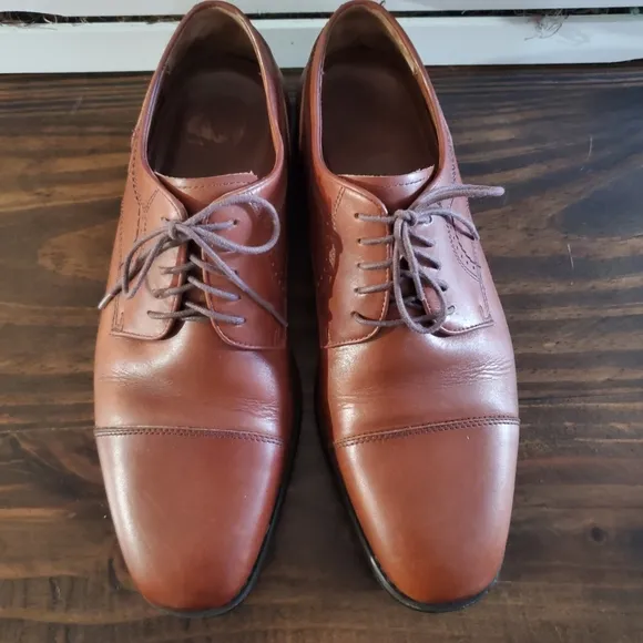 Johnston &amp; Murphy Men's XC4 Branning Cap Toe 15-2726 Tan WP Calfskin Siz…