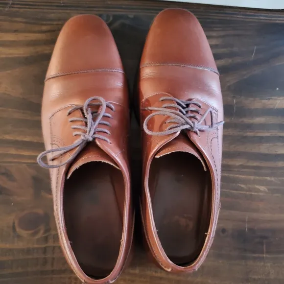 Johnston &amp; Murphy Men's XC4 Branning Cap Toe 15-2726 Tan WP Calfskin Siz…