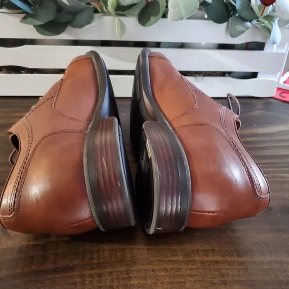 Johnston &amp; Murphy Men's XC4 Branning Cap Toe 15-2726 Tan WP Calfskin Siz…