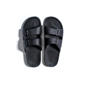 Kids Black Freedom Sandal