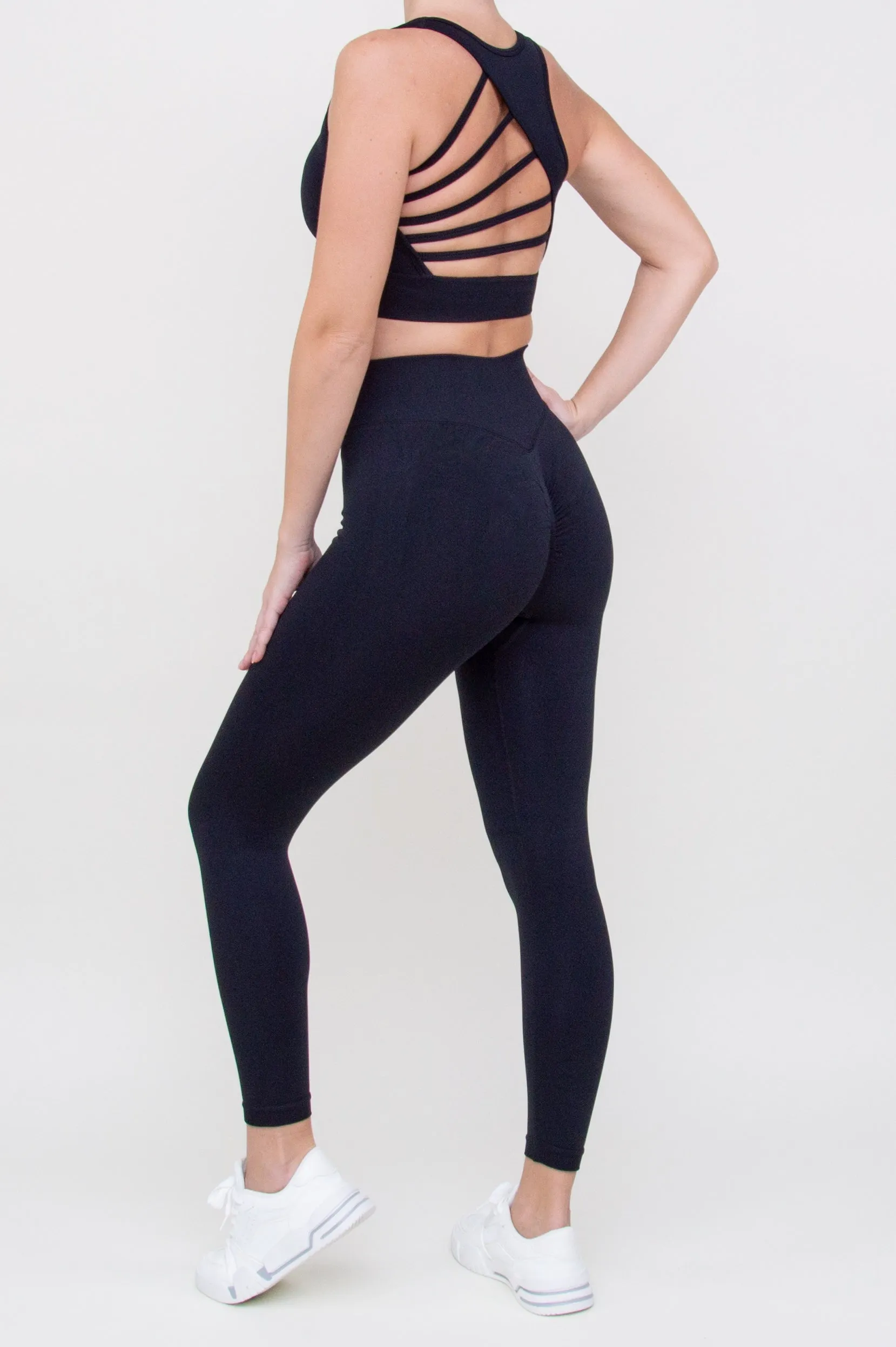 Kostiumas "Strappy Back Black"