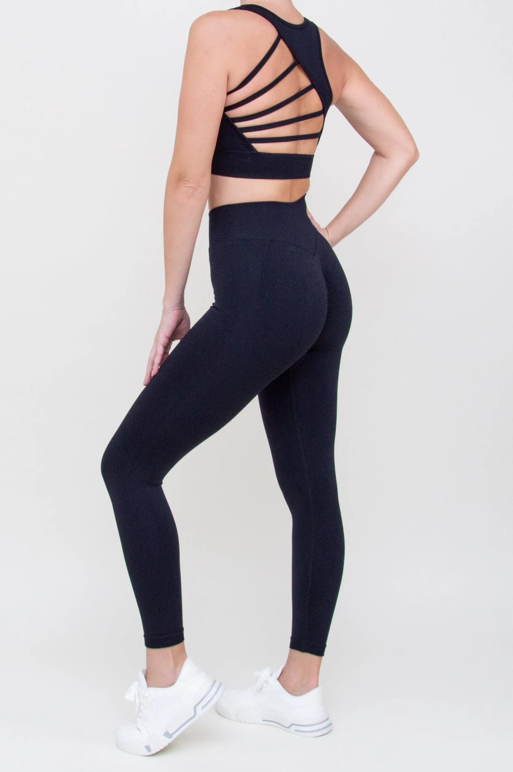 Kostiumas "Strappy Back Black"