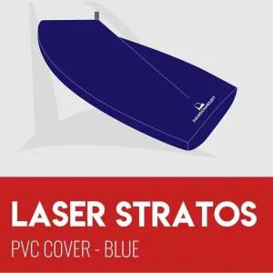 Laser Stratos Boom Up Boat Cover - PVC Blue