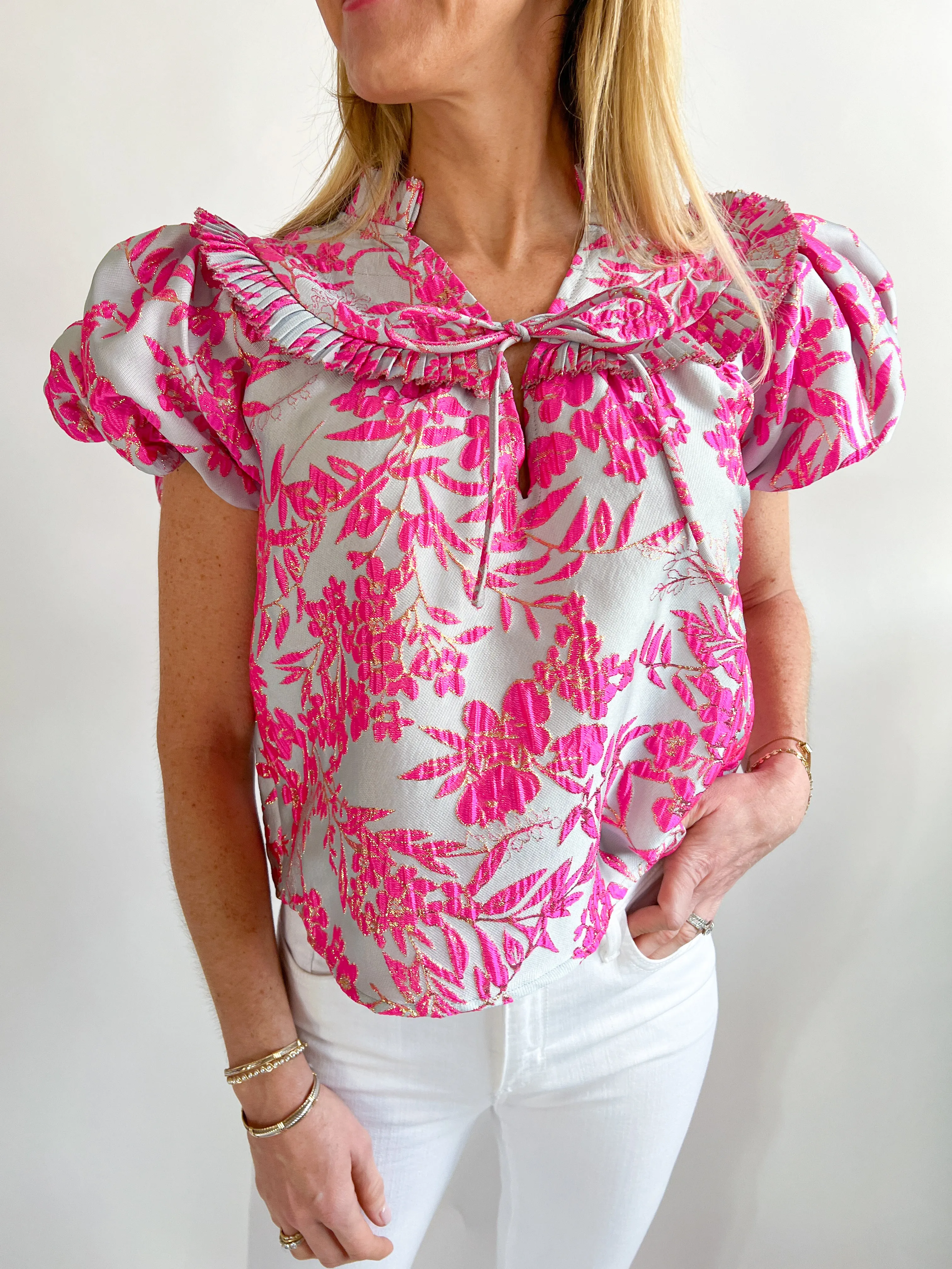 Leeland Bristol Pink Top