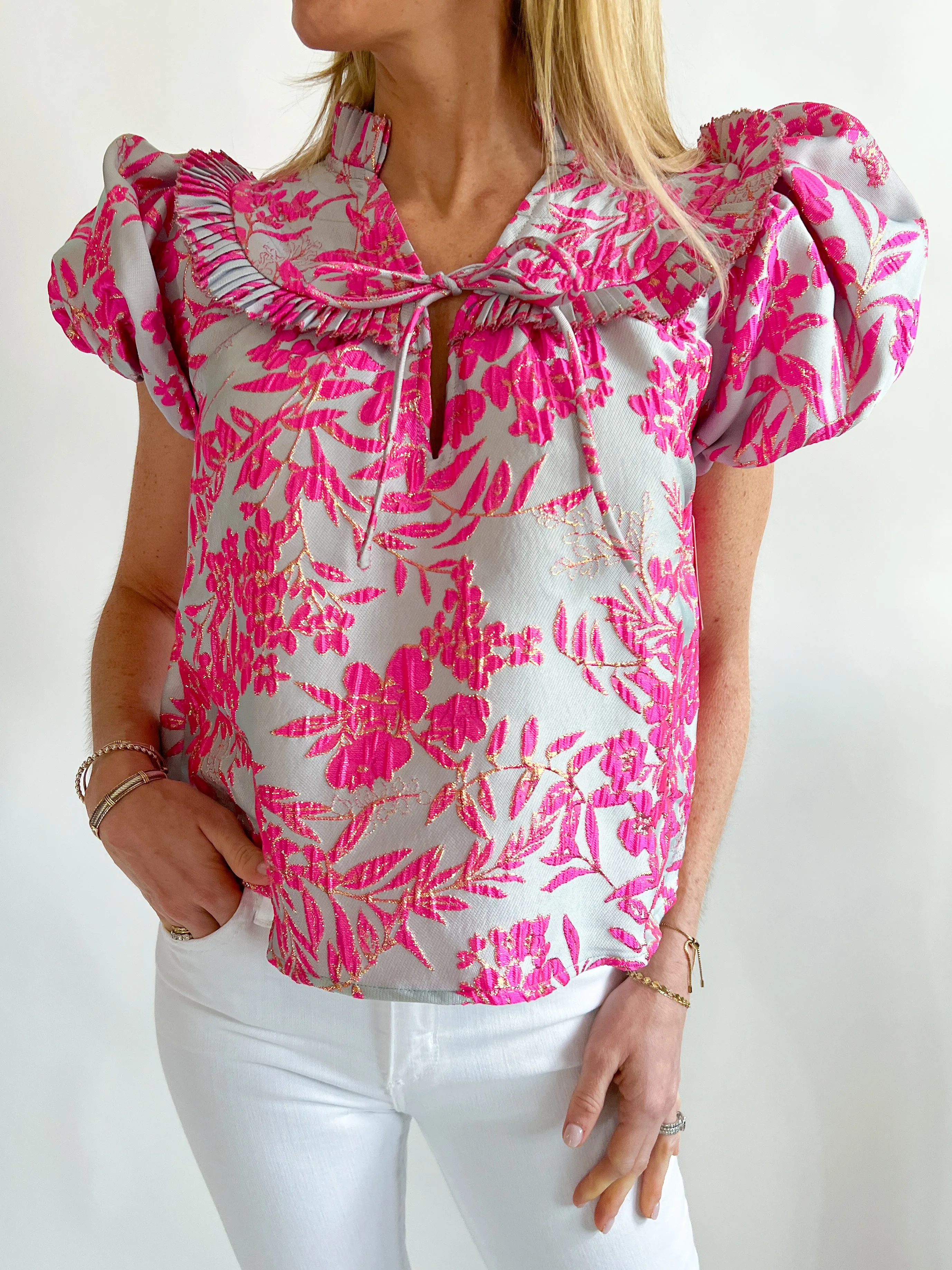 Leeland Bristol Pink Top