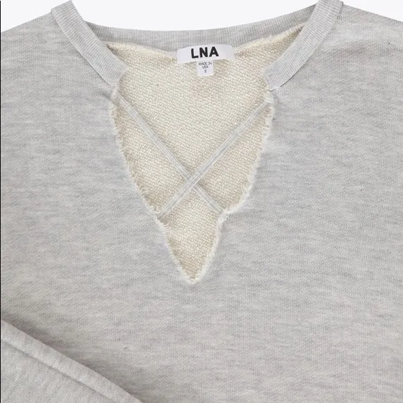 LNA Don’t Cross Me Strappy Sweatshirt