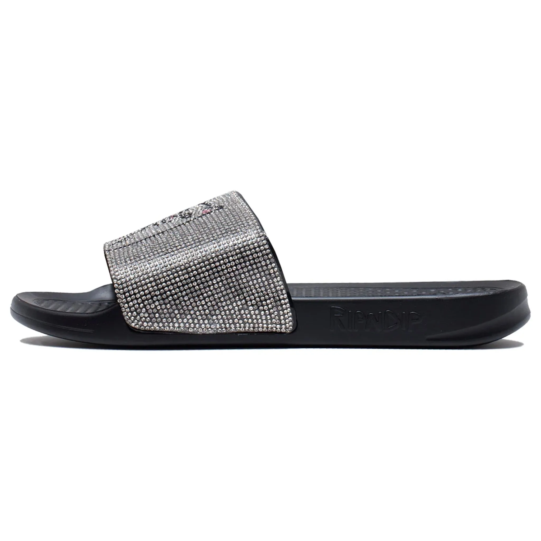 Lord Nermal Slides (Rhinestone Black)