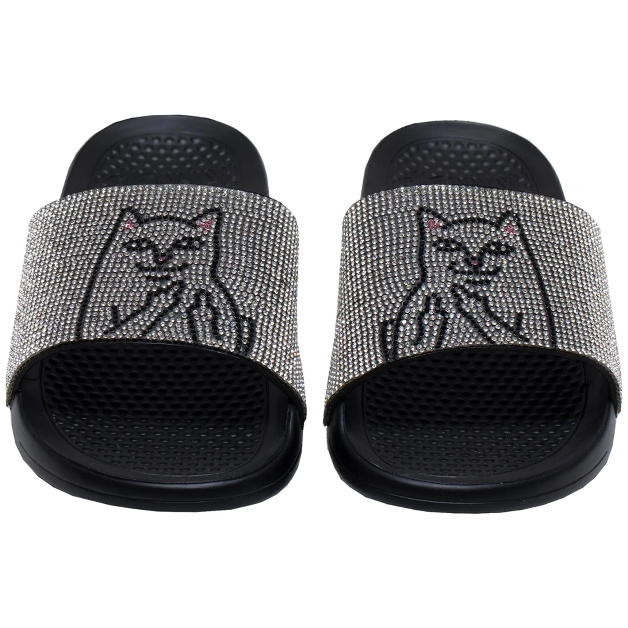 Lord Nermal Slides (Rhinestone Black)