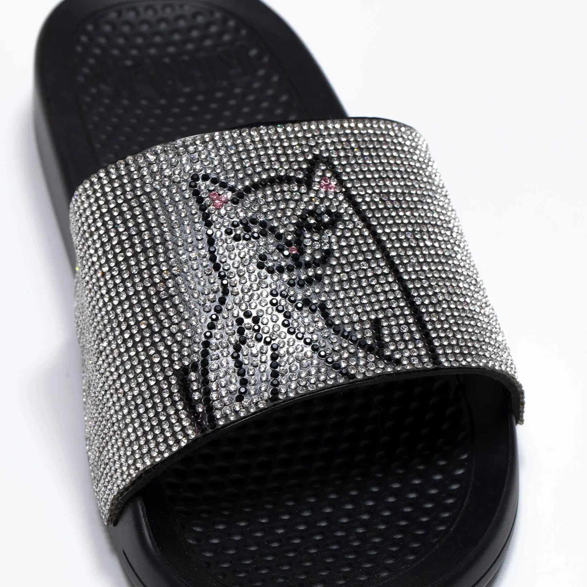 Lord Nermal Slides (Rhinestone Black)