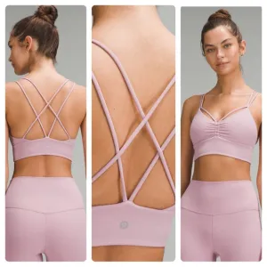 Lululemon Nulu Strappy V-Neck Yoga Bra *Light Support, A/B Cup